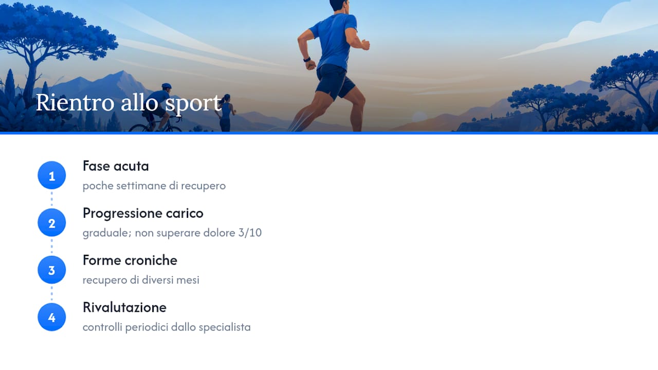 Fasi del recupero e ritorno allo sport