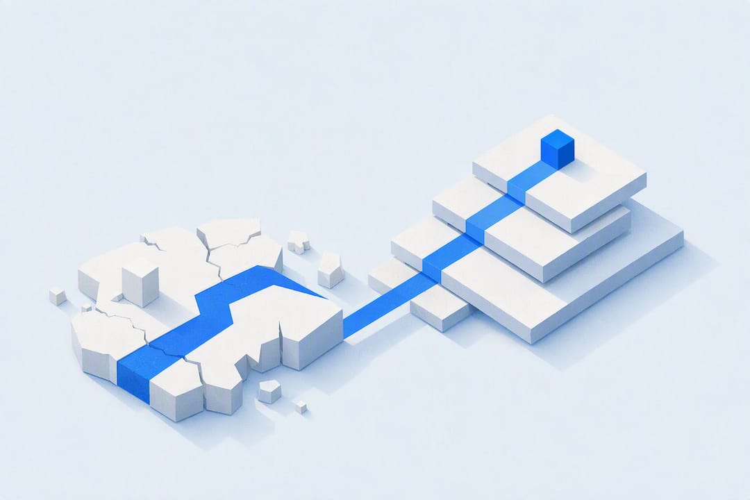 Illustrazione astratta del recupero dalla distorsione alla caviglia